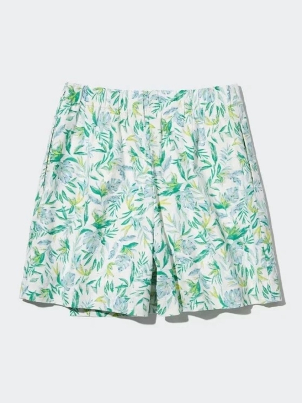 Ellen Tracy Pull On Linen Blend Skort Green  XL - Picture 2 of 12